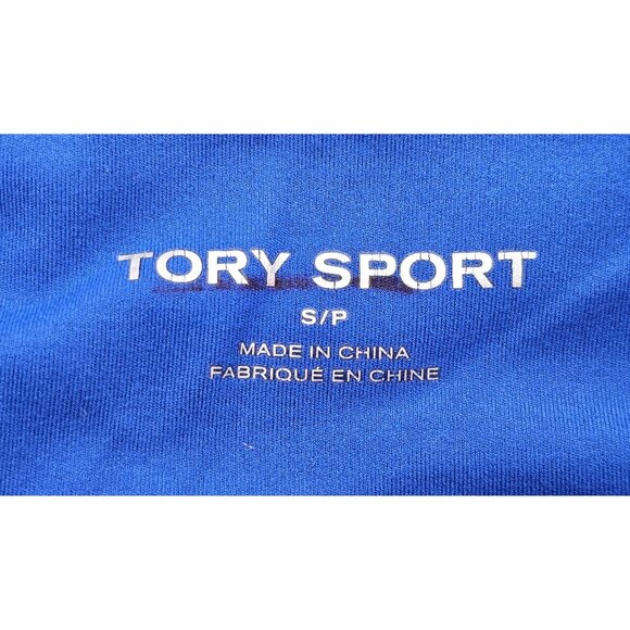 Women's - Tory Burch Sport Red & Blue Floral Leggings, Size Small - Picture 5 of 7